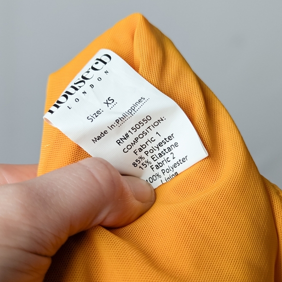 HOUSE OF CB Tibi Dress Orange XS - Picture 14 of 14